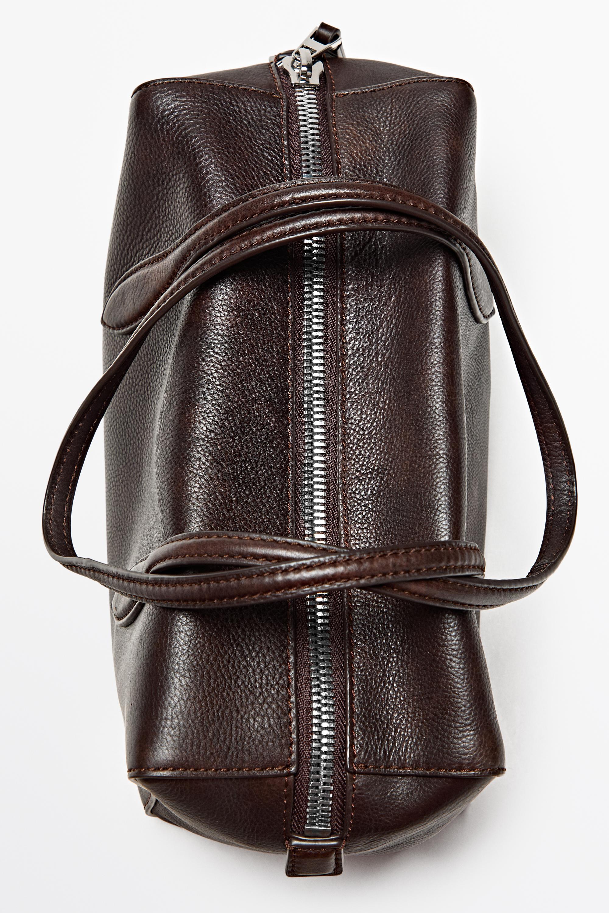 Nappa leather mini satchel